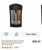 Space Heater (Open Box, Powers on)