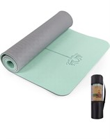 $50 UMINEUX Yoga Mat Extra Thick 1/3'' Non Slip