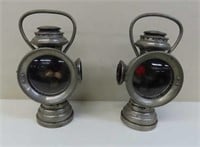 Pair of The Neverout Carriage Lanterns