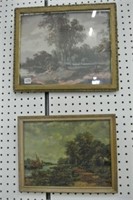 Vintage Rural Scene Framed Prints