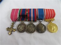 4 SERVICE MEDALS