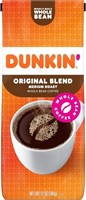 Dunkin' Donuts Original Blend Whole Bean Coffee,