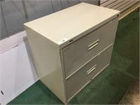 Tan 2 Drawer Lateral Filing Cabinet
