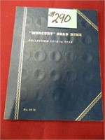 (63) Mercury Dimes in Partial 1916-1945 Book