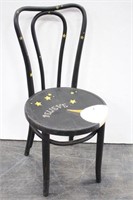 "Believe" Hand Painted Ice Cream Parlor Chair