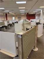 Enitre Row of  Herman Miller Connected Cubicles