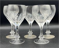 Bacarratt Crystal Wine Goblets