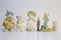 Bunny Figurine Collection, Salt & Pepper Set