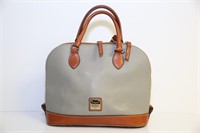 Dooney & Bourke Smoke Gray Pebble Leather Bag