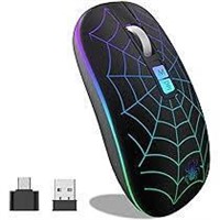 HotLife Black Wireless Mouse W/Spider Design A13