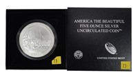 2010-P America the Beautiful -Five Ounce Silver