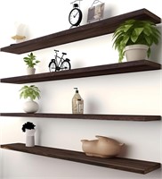 PHPH 36 Inch Wood Floating Shelves for Wall, Woode