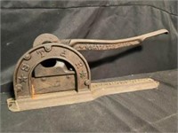 Cast Iron Star "Save The Tags" Tobacco Cutter Plug