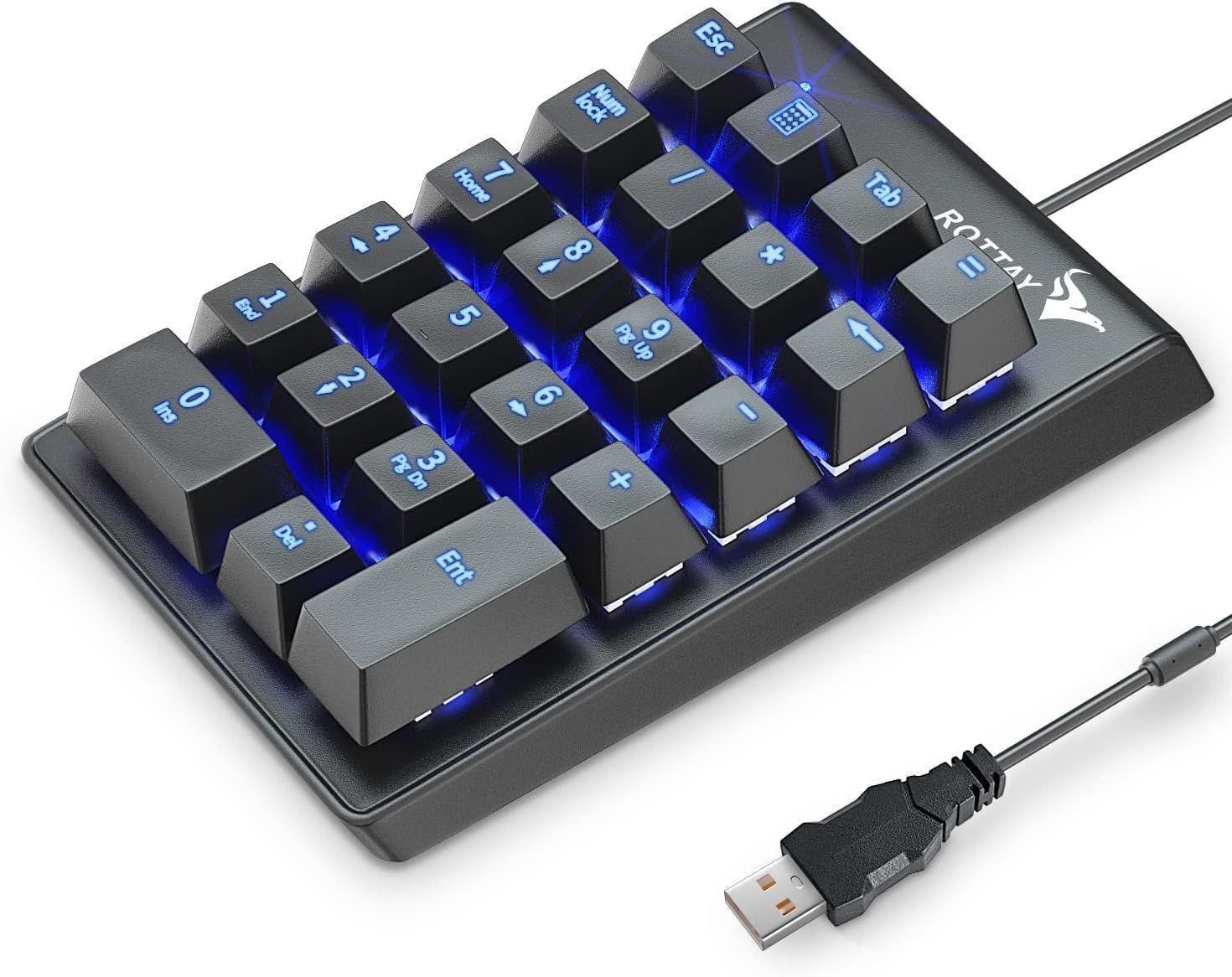 NEW $47 Mechanical USB Wired Numeric Keypad