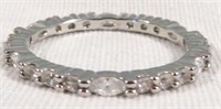PLATED/CZ ETERNITY BAND