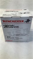 (525) Winchester Western 22 Long Rifle Ammo