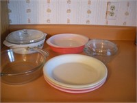 Pyrex & FireKing Casserole & Pie Dishes