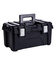 Husky 22 in. Plastic Portable Tool Box with Metal