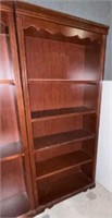 6' MAHOGANY  ADJ. SHELF BOOK CASE