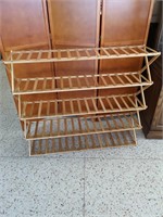 Bamboo style Shoe Rack five tier, new by Udear