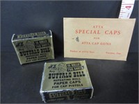 3 NEW OLD STOCK PAPER CAPS FOR CAP PISTOLS