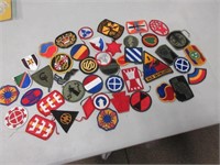 GREAT SELECTION OF US MILITARY PATCHES LOT