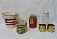 Bath & Body & Country Store Candles, Candleholders