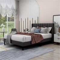 Zavoter Full Upholstered Platform Bed Frame