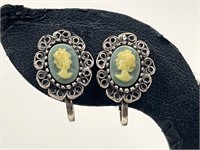 Vintage Cameo earrings