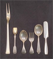 Assembled Sterling & Continental Silver Grouping