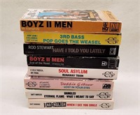 8 Cassette Tape Singles - Boyz 2 Men, 3rd Bass +
