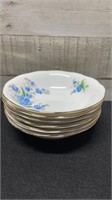 6 Royal Albert Forget Me Not 5.25" Berry Bowls/ De