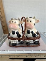 Cows in a basket