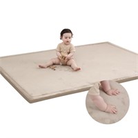Baby Play Mat for Floor,1.3" Thick Memory foam Tu