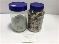 2 Jars of Aquarium Stone