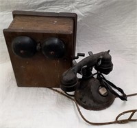 Western Electric Telephone and Ring Box