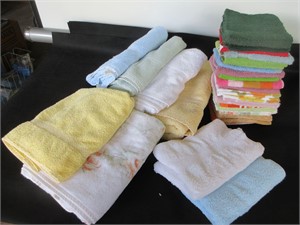 Assorted Towels and Wash Cloths