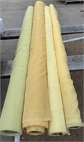 4 Partial Bolts of sheer Drapery Fabric. Unknown