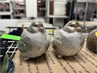 2PC SUPER CUTE DECORATIVE BIRD FIGURINES