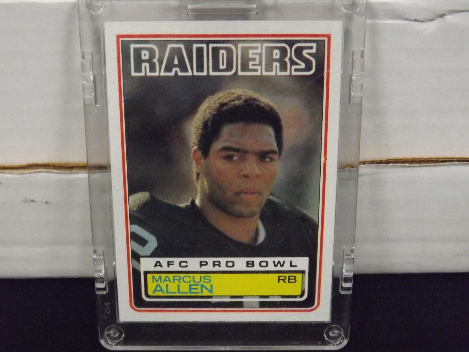 1983 TOPPS MARCUS ALLEN ROOKIE CARD HOF