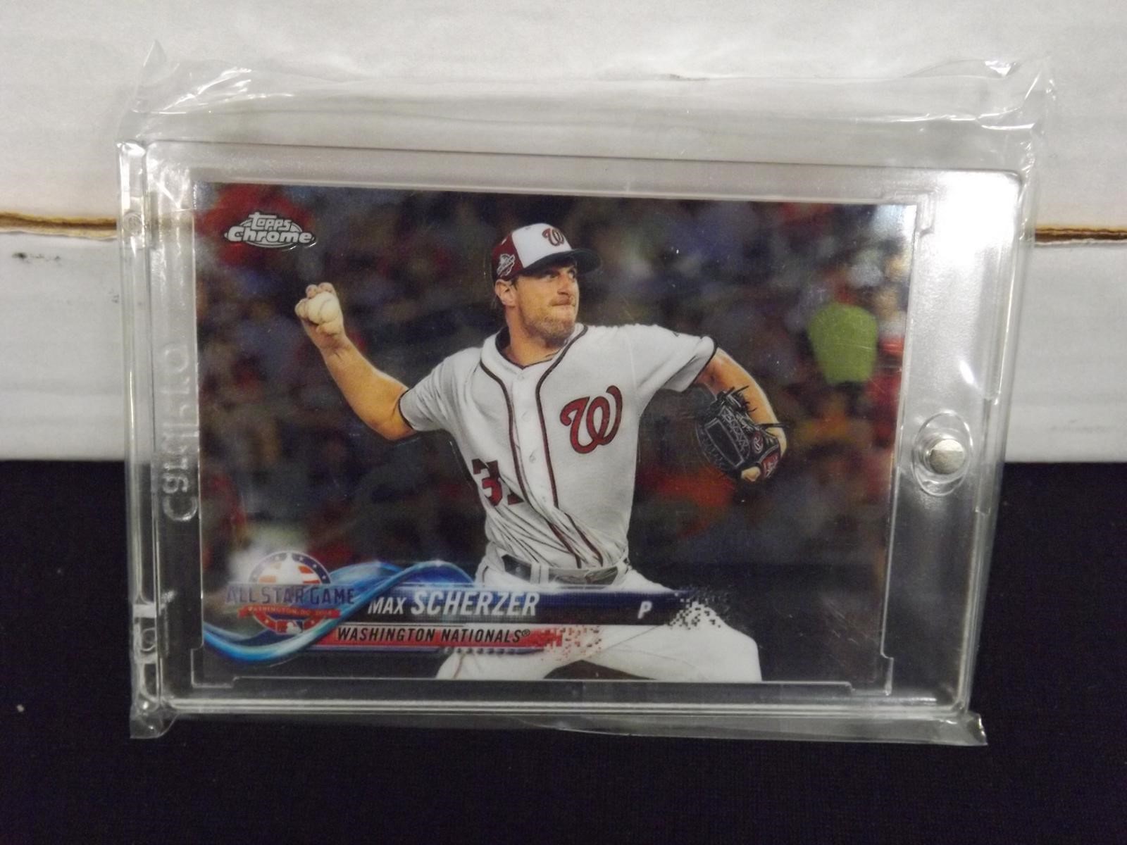 2018 TOPPS CHROME UPDATE MAX SCHERZER ASG