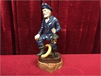 14.5" Ceramic Captain Figure w/ Stand