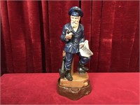 14.5" Ceramic Captain Figure w/ Stand