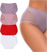 Womens Cotton Underwear with Mesh
