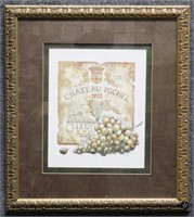 Wine Label Print by Richard A. Henson
