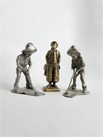 golf statues miniatures