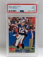 2002 Leaf Rookies & Stars Tom Brady 57 PSA 9