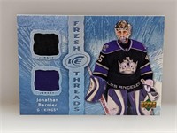 2007-08 UD Jonathan Bernier Dual Game Used #FT-JB