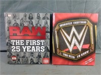 WWE Encyclopedia Style Hardcover Books "Raw The