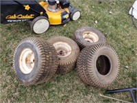 Set of 4- Lawn Mower Tires - Good Tread